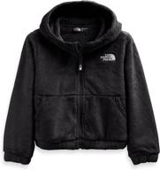 🧥 north face osolita toddler fleece hooded jacket logo