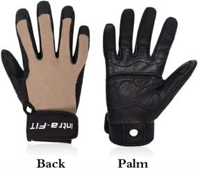 img 3 attached to Intra-FIT Climbing Gloves Rope Gloves: Ideal Gear for Rappelling, Rescue, Rock/Tree/Wall/Mountain Climbing & More!