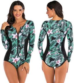 img 3 attached to 🦋 LafyKoly Rashguard Protection Swimsuit Butterfly: A Stylish and Reliable Women's Swimwear for Optimal Swim Experience and UV Protection