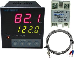 img 4 attached to 🌡️ Inkbird ITC-106VH AC 100-240V PID Temperature Controllers with F and C K Sensor, 25DA SSR Solid State Relay – Ideal for Sous Vide and Home Brewing