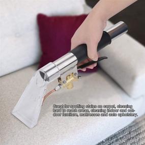 img 2 attached to 💨 Versatile High Pressure Steam Cleaner Accessory: Vacuum Nozzle Auto Detail Wand for Thorough Interior Cleaning - Carpet, Sofa, Car Roof & Seat Cushions