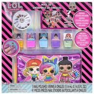 💅 l.o.l surprise! townley girl nail polish activity set for girls, ages 5+ with 5 vibrant nail polish colors, 240 sparkling nail gems and a convenient bag – perfect for parties, sleepovers and makeovers logo