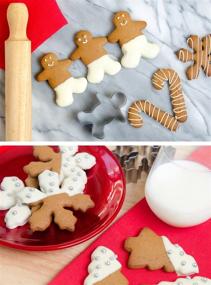 img 1 attached to 🍪 Набор для вырезания печенья StarPack Home на Рождество (18 предметов) - Праздничные формы: Человечек-пряник, Звезда, Снежинка и другие!