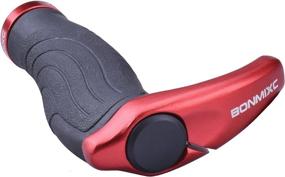 img 3 attached to 🚲 BONMIXC Ergonomic Bike Grips: Shock Absorption, Non-Slip, Aluminum Alloy Rings Lock On - Mountain Bike Grips Review