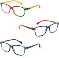 👓 fonhcoo lightweight blue light blocking reading glasses for women & men - effective eye protection for enhanced visual comfort logo