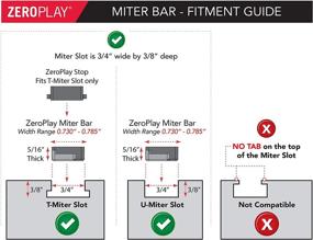 img 2 attached to ZEROPLAY Miter Bars MICROJIG Double