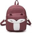 leather fashion backpack small daypacks logo