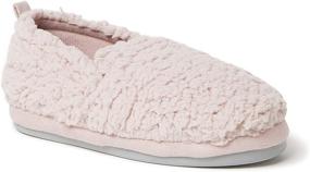 img 4 attached to Dearfoams Unisex Skylar Sherpa Slipper Boys' Shoes