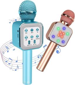 img 4 attached to 🎤 Kid's Wireless Microphone Birthday Bluetooth: Sparkling Sound for the Celebration!