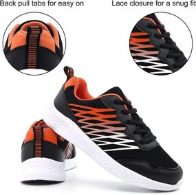 img 2 attached to Ultra-Light Skywheel Athletic Running Sneakers: Perfect Boys' Outdoor Shoes