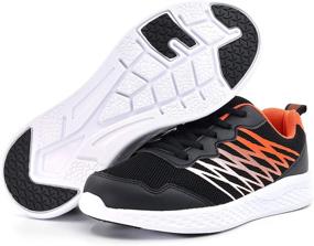 img 4 attached to Ultra-Light Skywheel Athletic Running Sneakers: Perfect Boys' Outdoor Shoes