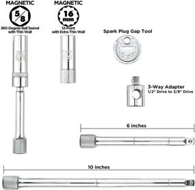 img 3 attached to KAIFNT Magnetic Swivel Sockets 6 Piece