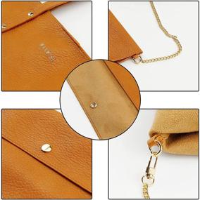 img 1 attached to Leather Shoulder Stylish Handbag Satchel Women's Handbags & Wallets