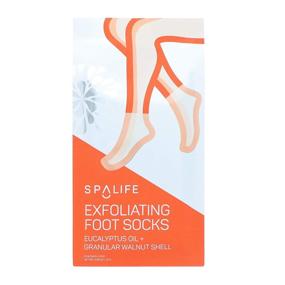 img 3 attached to 👣 Revitalize Your Feet with SpaLife Exfoliating Foot Socks - Eucalyptus Oil + Granular Walnut Shell 8 Pack