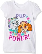 👗 paw patrol toddler violet girls' sleeve clothing - tops, tees & blouses logo