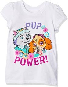 img 4 attached to 👗 Paw Patrol Toddler Violet Girls' Sleeve Clothing - Tops, Tees & Blouses