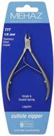 💅 mehaz 1/8 inch jaw professional cuticle nipper - precise nail care tool for salon-quality results logo