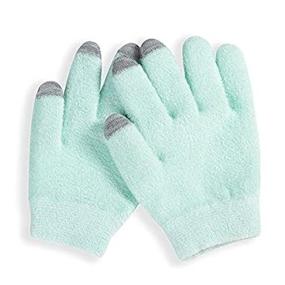 img 1 attached to Moisturizing Gloves Soften Repair Cracked Foot, Hand & Nail Care
