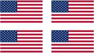 american patriotic stripes bumper sticker logo