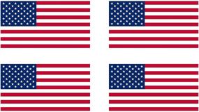 img 4 attached to American Patriotic Stripes Bumper Sticker