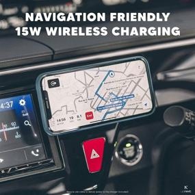 img 3 attached to 📱 UPNEXT iPhone 12 Wireless Car Charger Adapter, Compatible with MagSafe Car Mount, Car Air Vent Mount, Fast Charger Mount