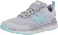 👟 gunmetal tahitian carolina girls' shoes and athletic footwear by new balance logo