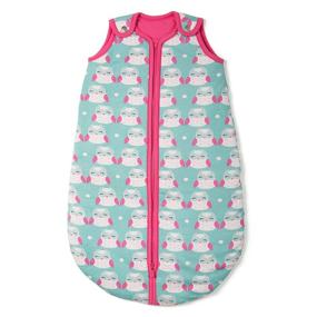 img 2 attached to 🦉 baby deedee Sleep Nest Tee Baby Sleeping Bag Bashful Owls - Medium (6-18 Months): Cozy and Safe Sleep Solution