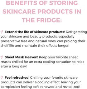 img 1 attached to Optimize Your Skincare Routine with Teami Pink Mini Fridge 12L - Enhance Product Effectiveness through Cooling Technology - Bedroom or Bathroom Mini Refrigerator Extending Shelf Life of Beauty & Skin Care Essentials