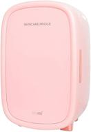 optimize your skincare routine with teami pink mini fridge 12l - enhance product effectiveness through cooling technology - bedroom or bathroom mini refrigerator extending shelf life of beauty & skin care essentials логотип