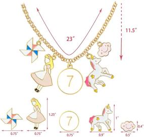 img 1 attached to 🎁 7th Birthday Gift Ideas for Girls - Bracelet, Charm Bracelet, Necklace