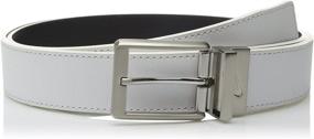 img 4 attached to 👔 Nike Reversible White Black Men's Belt Accessories