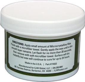 img 1 attached to 🌟 E.J. Wheaton Co. Microcrystalline Wax Polish: Premium Made in USA (8 oz.) - Preserve, Protect, and Beautify Metal, Leather, and Wood Surfaces