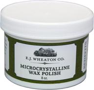 🌟 e.j. wheaton co. microcrystalline wax polish: premium made in usa (8 oz.) - preserve, protect, and beautify metal, leather, and wood surfaces logo