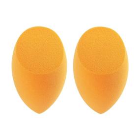 img 2 attached to 🧽 Real Techniques Makeup Blender Sponge Set - Miracle Complexion Sponge for Flawless Foundation Blending - Pack of 2 Beauty Sponges