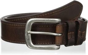 img 1 attached to Stylish Leather Accessories for Men - Danbury Big & Tall Brown Collection