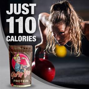 img 3 attached to 🍫 Pin Up Girl Protein Whey Isolate Powder: 25g Protein per serving - Low Calorie, Fat-Free, Sugar-Free, Zero Carb - Women's Chocolate Protein Shake (30 Servings)