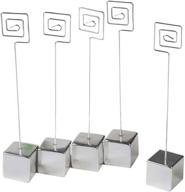 wire square base place card holder - 5-pack by darice vl41230 logo