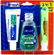 dr fresh travel toothpaste toothbrush logo