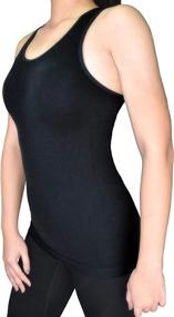 img 4 attached to Vital Salveo Womens Compression Activewear Sleeveless