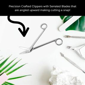 img 2 attached to 🔪 Optimal Reach Long Handled Toenail Scissors and Clippers - Ideal for Thick Toe Nails - Suitable for Men, Women, Elderly, and Seniors - Unique Design with Ergonomic Cuticle Scissor