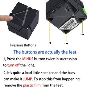 img 1 attached to 🎶 Enhance Your Sound Experience: EtoBesy Bluetooth Speakers with Colorful LED Light - Portable, Wireless Stereo Speaker for iPhone, Samsung, Tablet, Laptop, and More (Black)