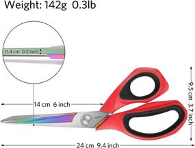 img 1 attached to 🧵 Effortless Precision: Asdirne Professional Ultra Sharp Sewing Scissors - Ideal for Sewing Notions & Supplies!