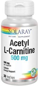 img 4 attached to Solaray Acetyl L Carnitine Supplement 500Mg