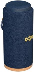 img 2 attached to 🔵 House of Marley No Bounds Sport: Wireless Dual Speaker Pairing, 12-Hour Battery, Water & Dust-Proof, Quick Charge, Carabiner Clip - Blue