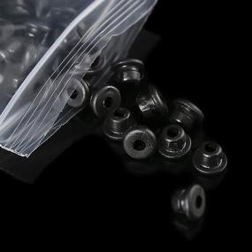 img 2 attached to 🖋️ Autdor Tattoo Grommets - 300Pcs Soft Silicone Rubber Grommets for Tattoo Needles: Perfect Armature Bar Supply & Accessories!
