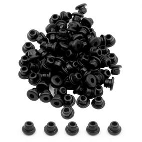 img 4 attached to 🖋️ Autdor Tattoo Grommets - 300Pcs Soft Silicone Rubber Grommets for Tattoo Needles: Perfect Armature Bar Supply & Accessories!