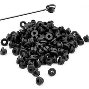 img 3 attached to 🖋️ Autdor Tattoo Grommets - 300Pcs Soft Silicone Rubber Grommets for Tattoo Needles: Perfect Armature Bar Supply & Accessories!