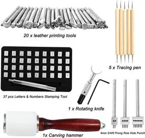 img 3 attached to Leather Stamping Carving Working Printing