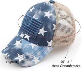 img 1 attached to 🧢 C.C Kids Criss-Cross Elastic Band Ponytail Caps: Perfect Messy Bun Trucker Baseball Caps for Kids (BT-6-KIDS, KIDS-BT-780, KIDS-BT-783)