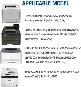 img 2 attached to Allwork Compatible Cartridge Laserjet P2055Dn